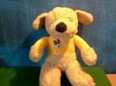 Cachorro EU AMO VOCÊ amarelo